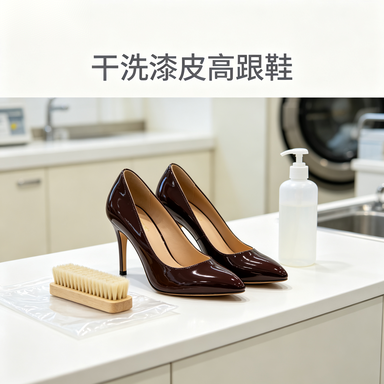 全国干洗漆皮高跟鞋